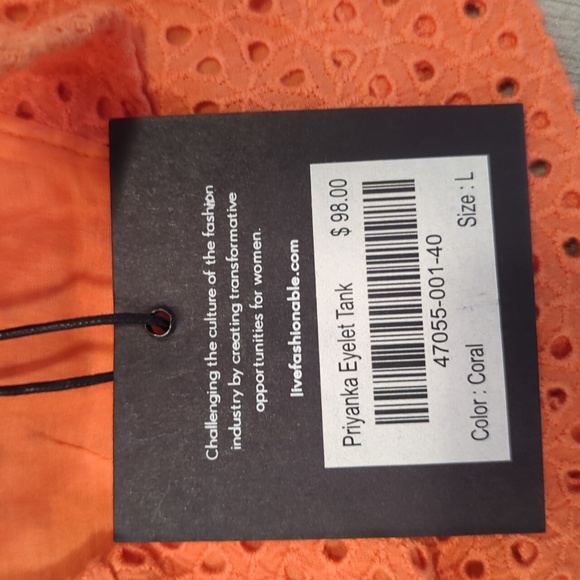 ABLE Priyanka Eyelet Tank - Picture 4 of 5